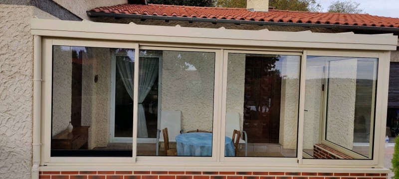 Création d'une véranda toiture vitrée - MONTASTRUC LA CONSEILLERE 31