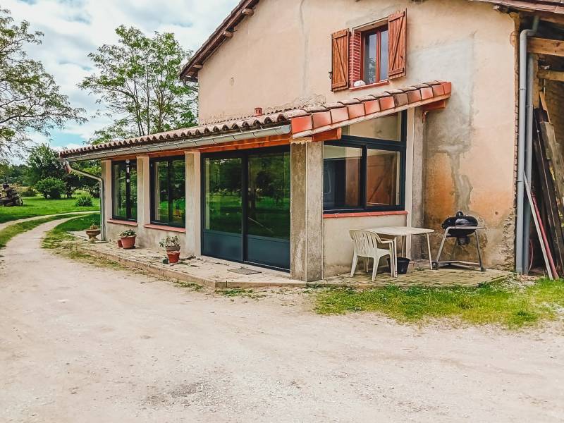 Rénovation d'une fermeture de terrasse dans le Tarn proche de la Haute-Garonne