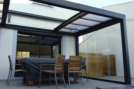 pergola soko à toit plat avec fermeture latérale toulouse  